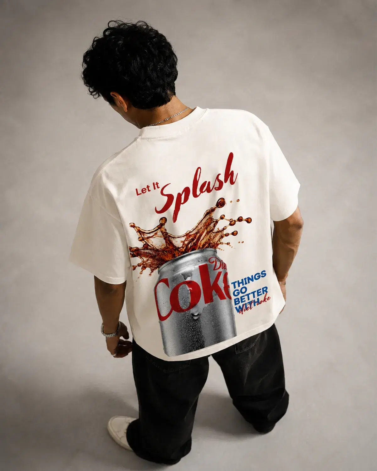 BYN Let It Splash Coke Oversized Tee
