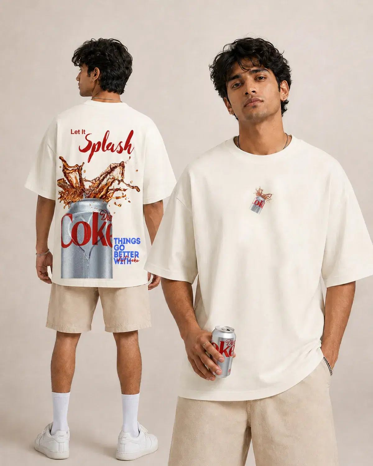 BYN Let It Splash Coke Oversized Tee