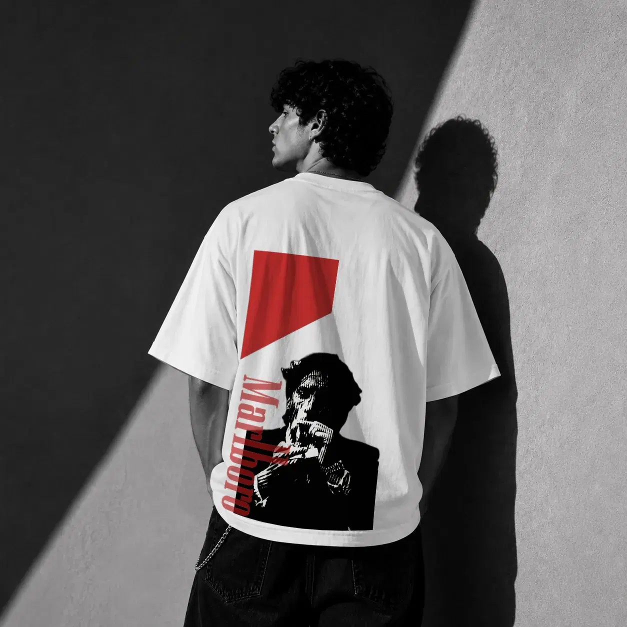 BYN Marlboro Oversized Graphic Tee