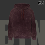 Acid Wash Noir Hoodie